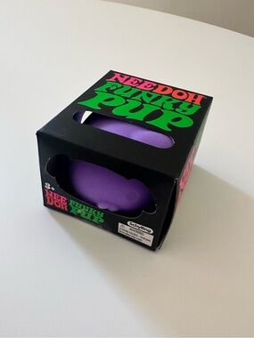 NeeDoh Funky Pup Purple Squishy Authentic Schylling